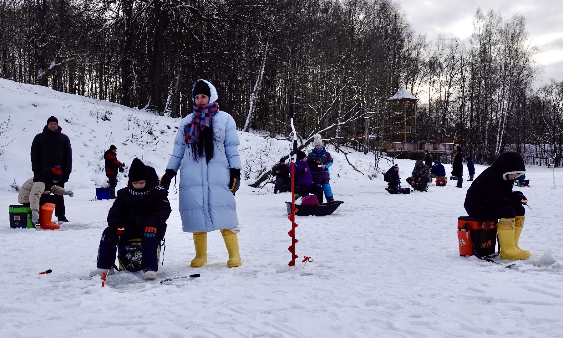 сергиев посад, скитские пруды, сергиево-посадский городской округ, мормышка, фестиваль зимней рыбалки, зима в подмосковье, парки мо,