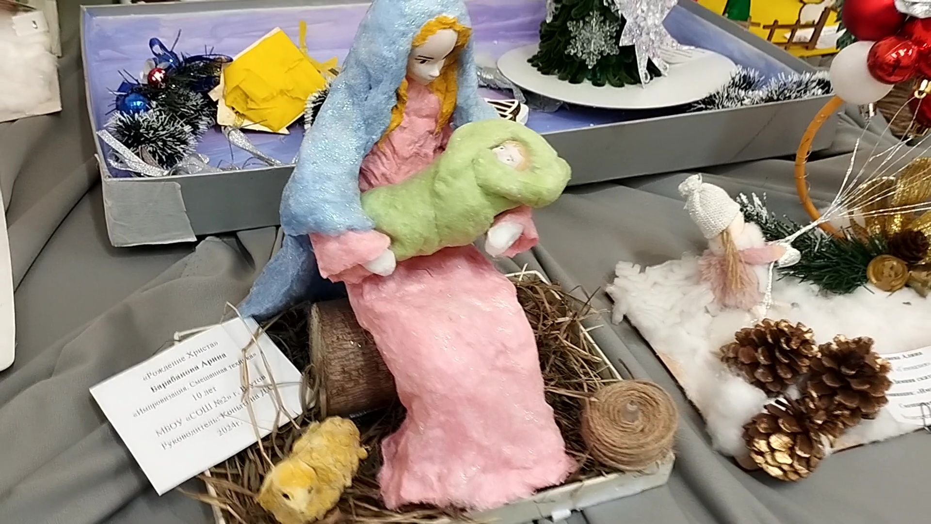 Реутов, вертикалки, выставка, музей, чудеса рождества, руками ребенка, номинации, арт-текстиль, смешанная техника,
