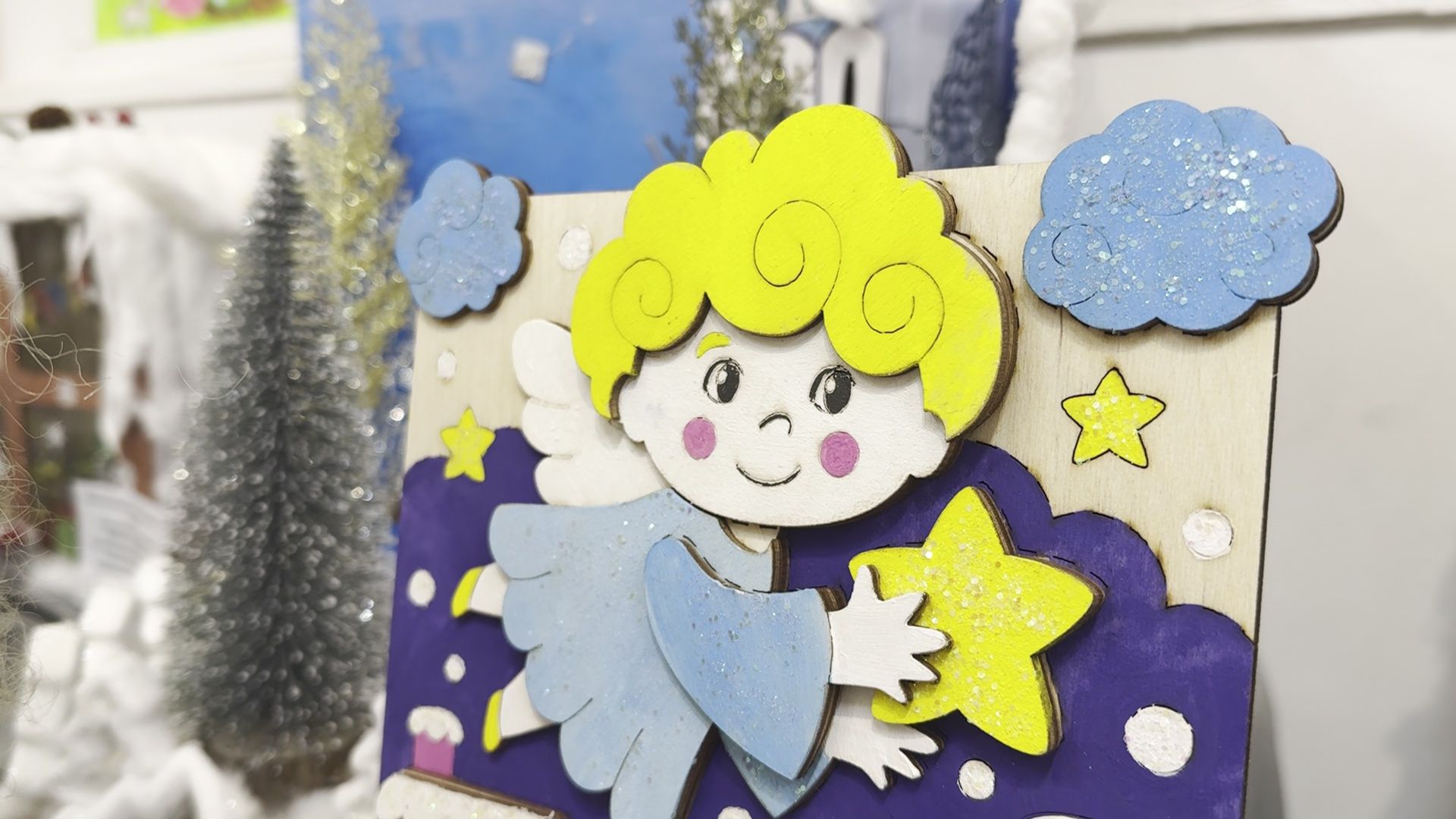 Реутов, вертикалки, выставка, музей, чудеса рождества, руками ребенка, номинации, арт-текстиль, смешанная техника,