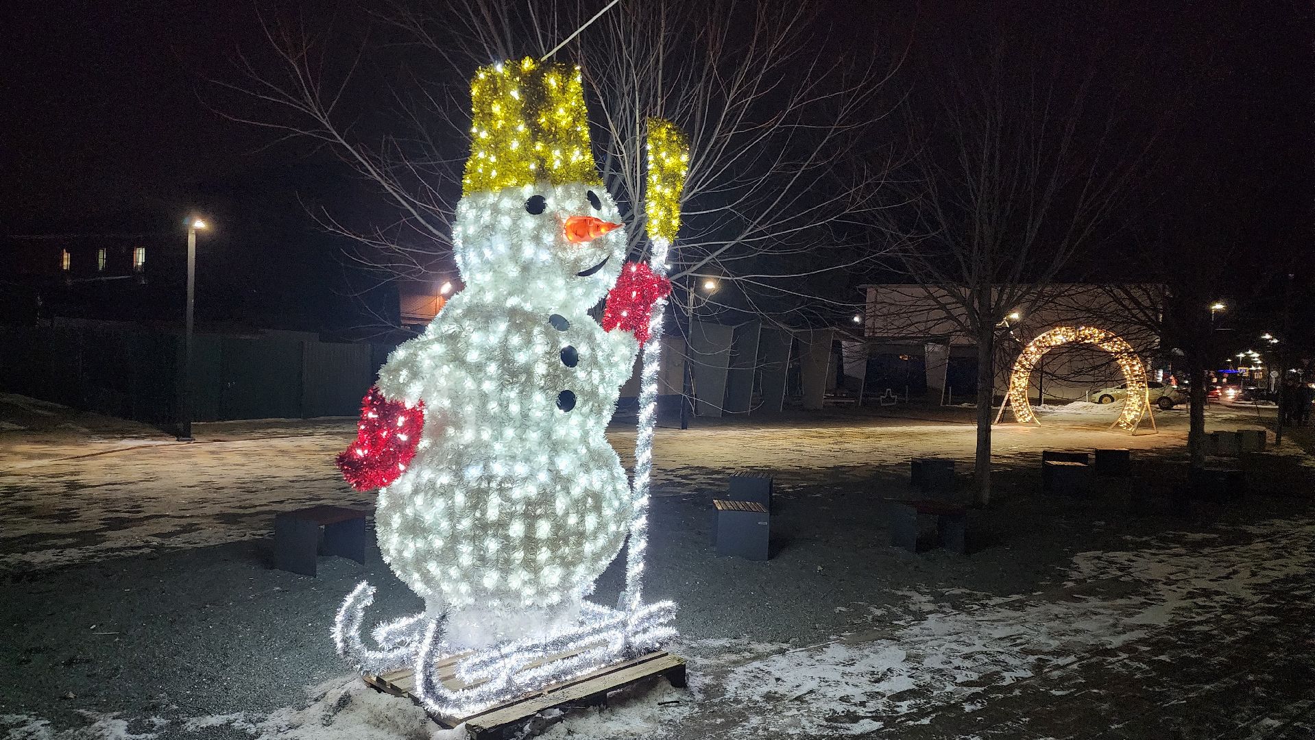 Серебряные Пруды, фотозоны, Зима в Подмосковье, благоустойство,