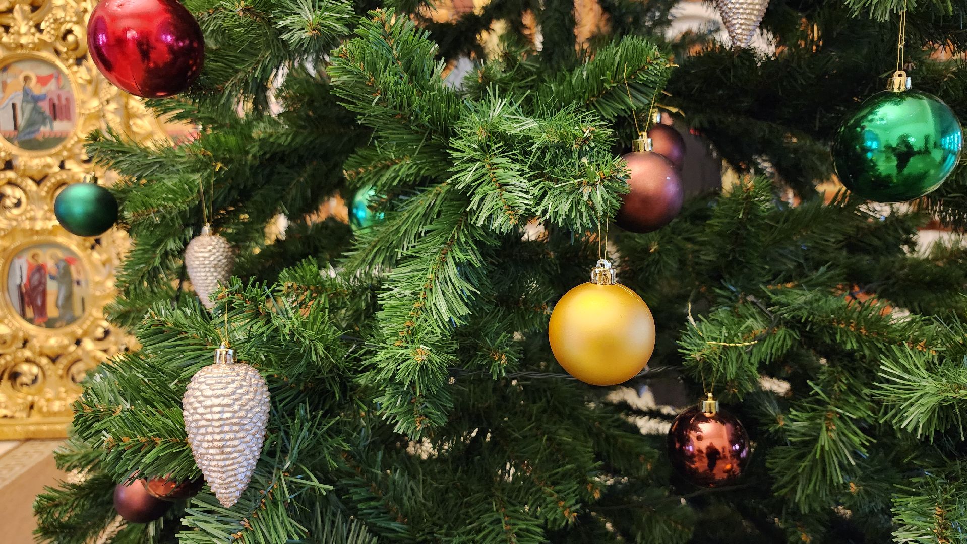 Рождество,подготовка к рождественской службе, Троицкий храм, Старая Купавна, Богородский городской округ,