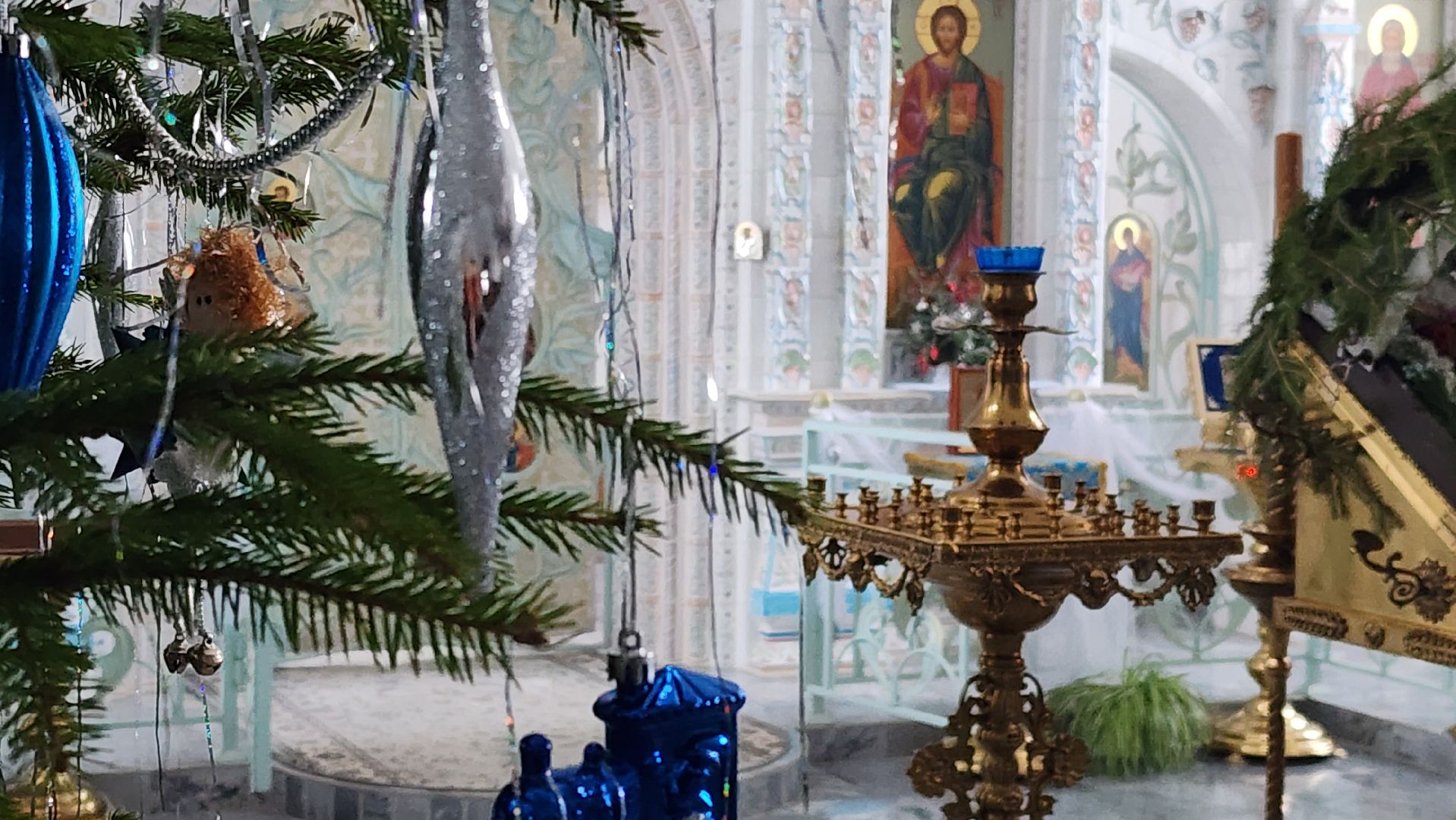 успенская церковь села мягкое, серебряные пруды, рождество христово,