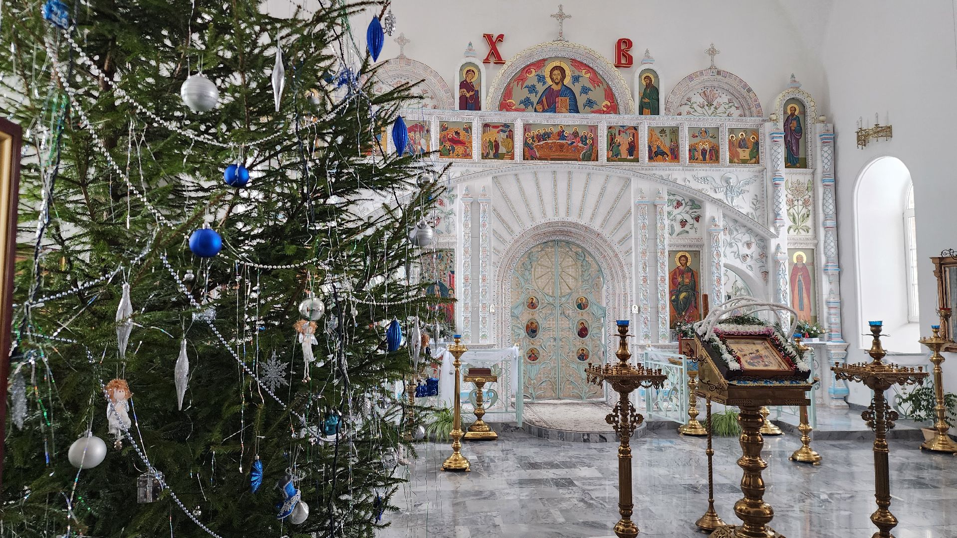 успенская церковь села мягкое, серебряные пруды, рождество христово,