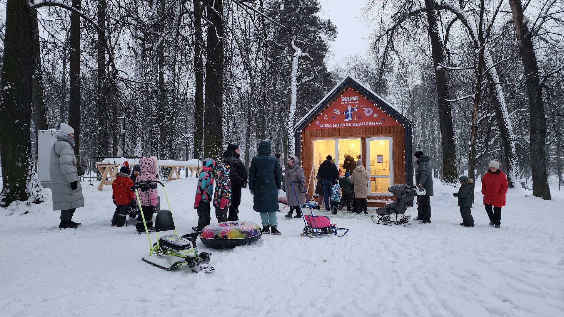 парки Подмосковья, Лосино-Петровский, мастер-класс, зима в подмосковье,