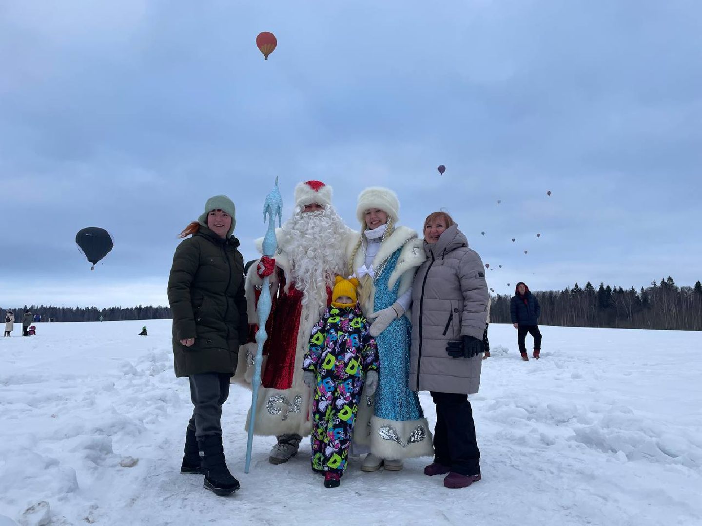 Дмитров, Фестиваль аэростатов, Яблоки на снегу, вертикалки,