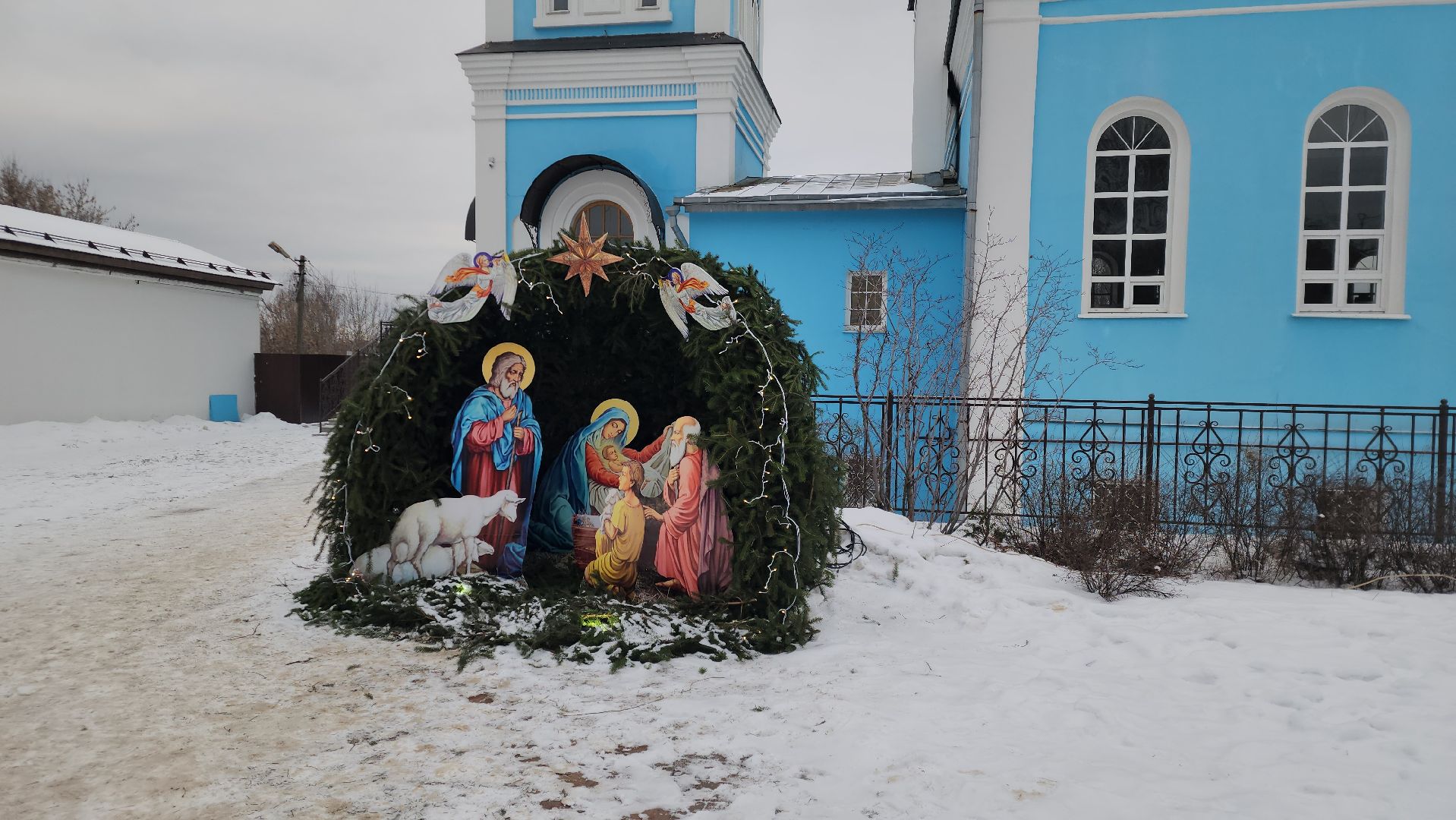 Павловский Посад, Городской округ Павловский Посад, Рождество, вертикалки, Храм, Церковь, Праздник,