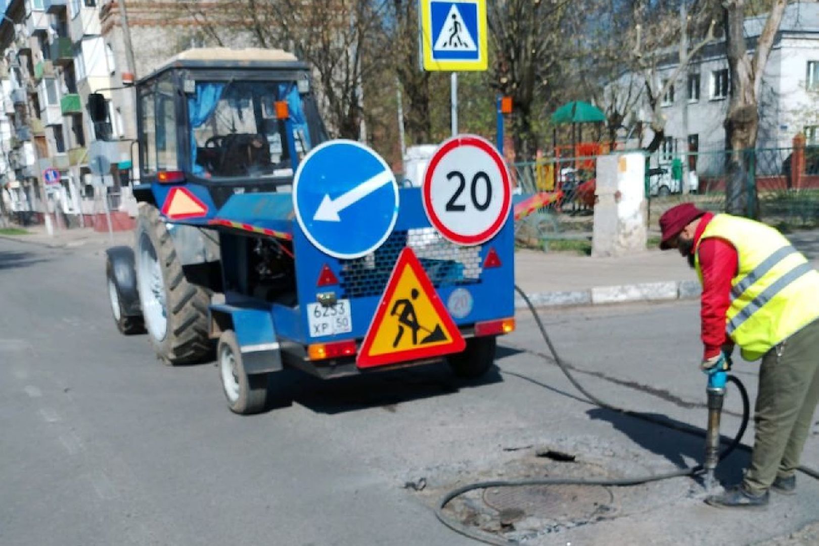 Подольск, дороги, ремонт