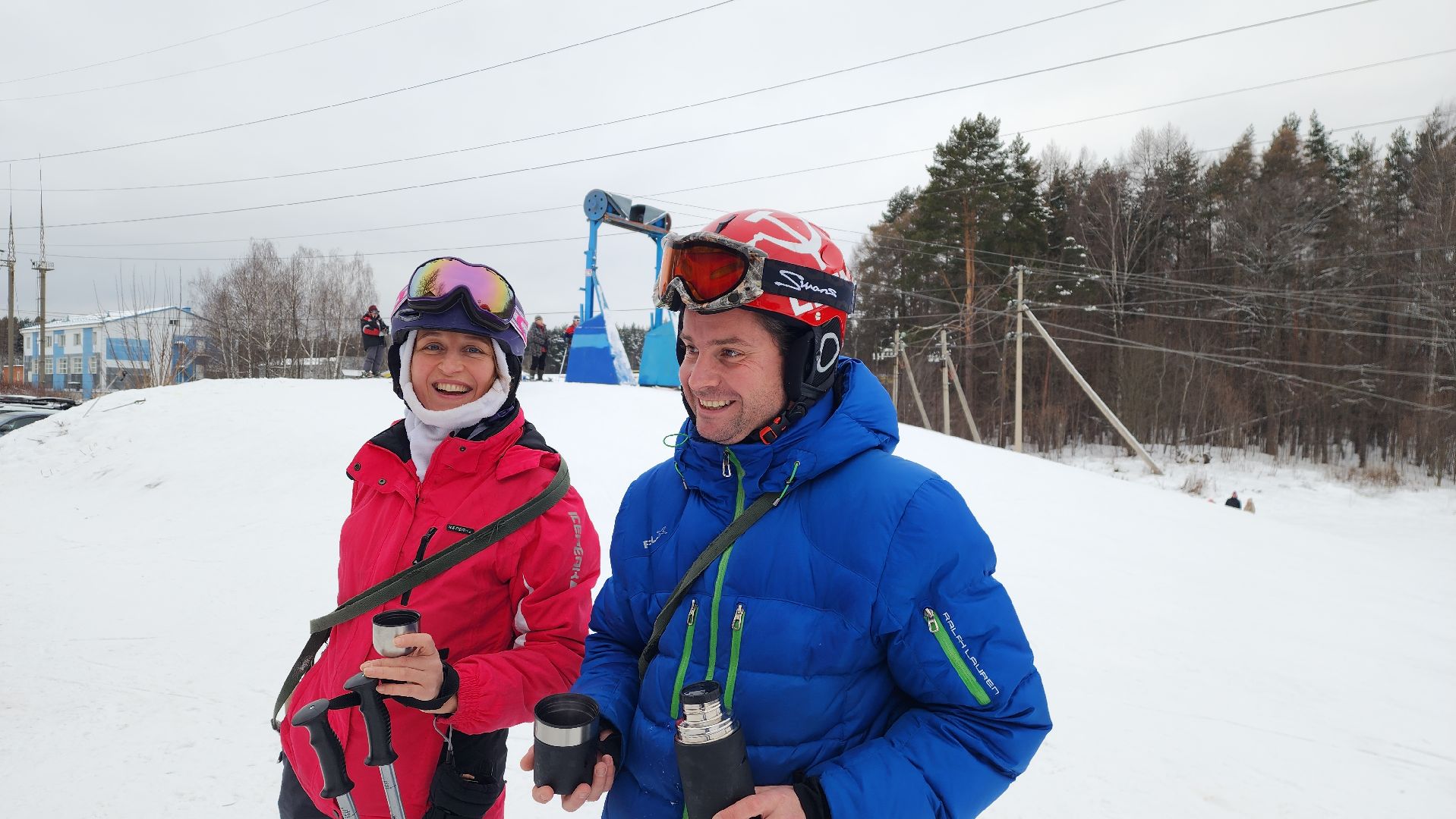 зима в подмосковье, горные лыжи, соревнования, истра,