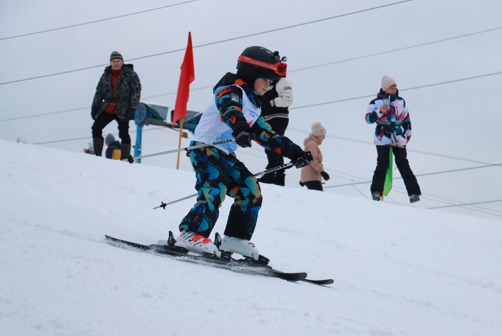 зима в подмосковье, горные лыжи, соревнования, истра,