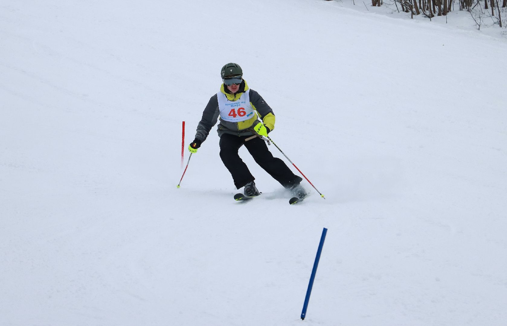 зима в подмосковье, горные лыжи, соревнования, истра,