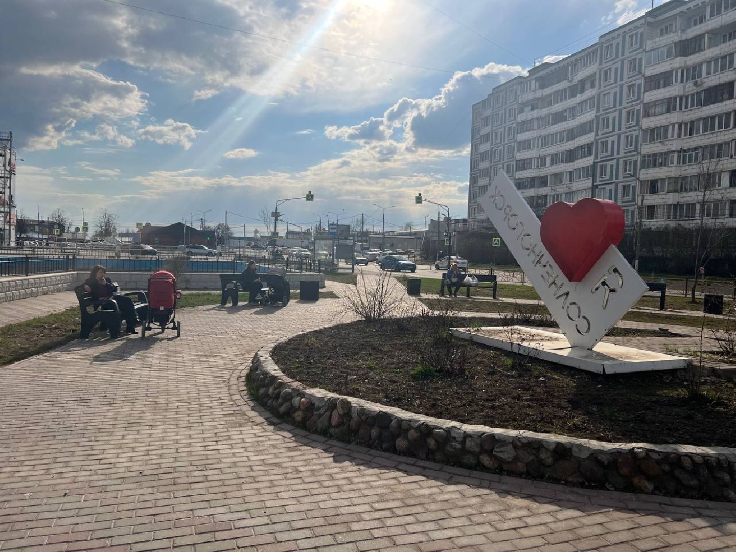 Солнечногорск, благоустройство, фонтан, жители, аллея