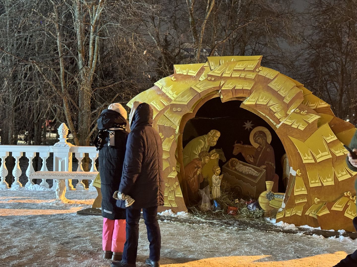 рождественская служба, рождественская литургия, Праздник Рождества Христова, храм георгия победоносца, Храмы Ленинского округа,