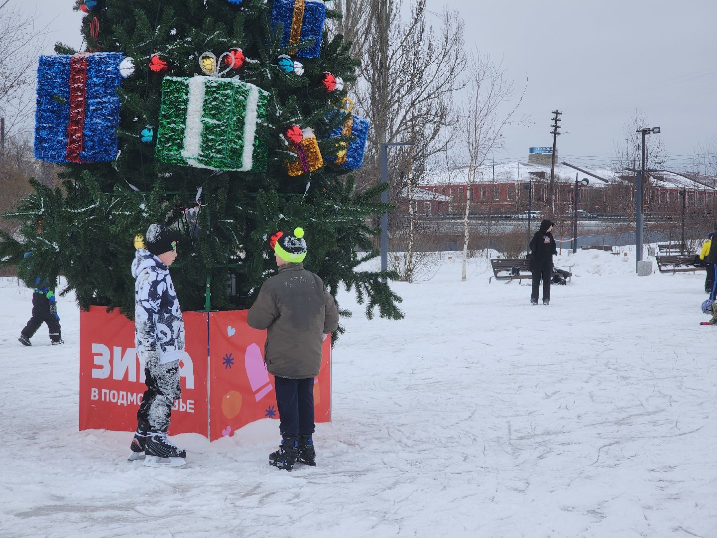 вертикалки, рождество, парки подмосковья, орехово-зуево,