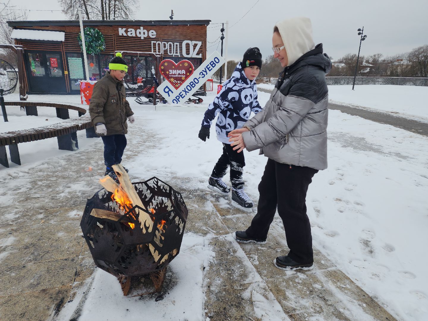 вертикалки, рождество, парки подмосковья, орехово-зуево,