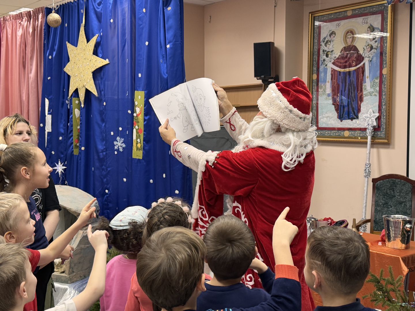 Одинцово, Рождество в Георгиевском соборе, Воскресная школа в Одинцово, Рождество Христово,вертикалки,