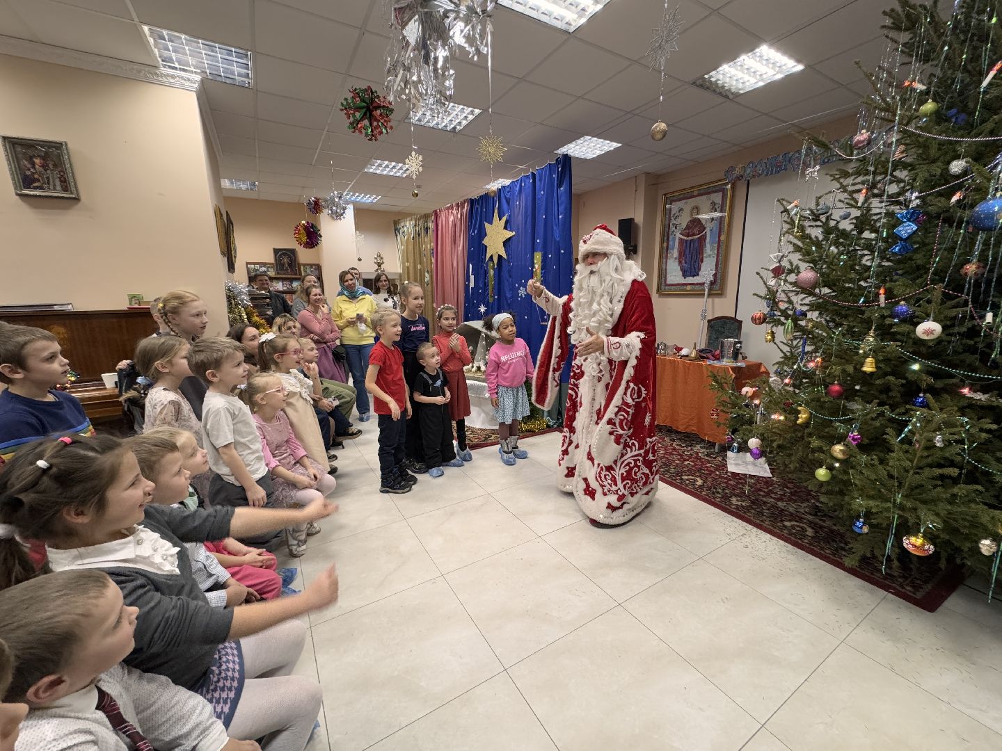 Одинцово, Рождество в Георгиевском соборе, Воскресная школа в Одинцово, Рождество Христово,вертикалки,