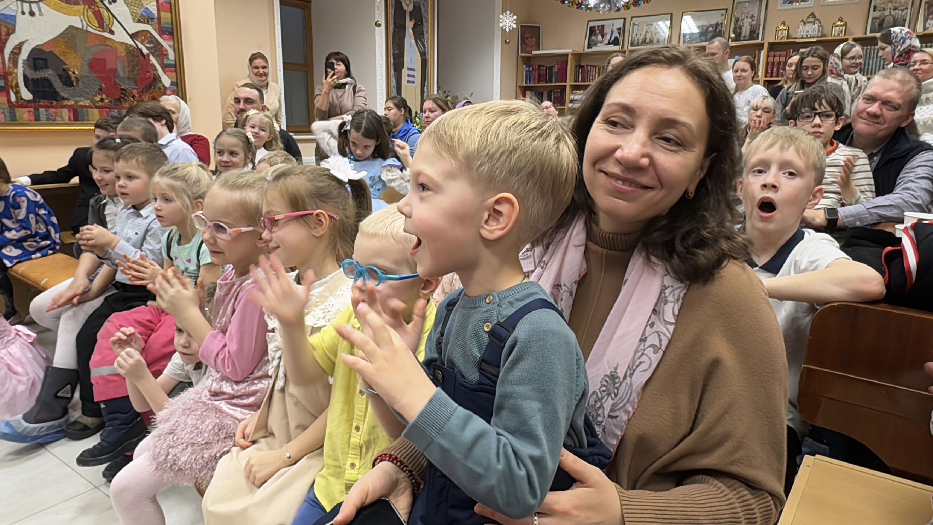 Одинцово, Рождество в Георгиевском соборе, Воскресная школа в Одинцово, Рождество Христово,вертикалки,