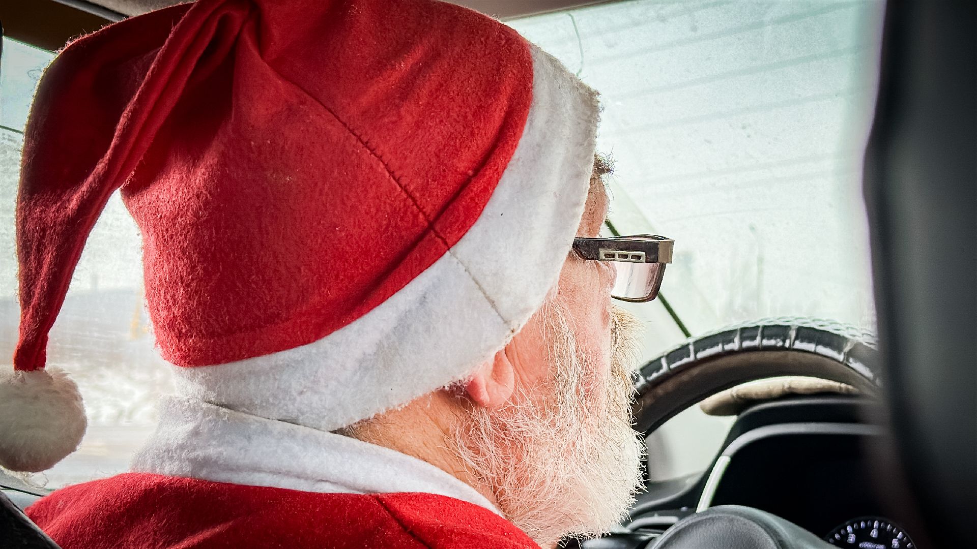 Клин, общество, транспорт, такси, дед мороз,