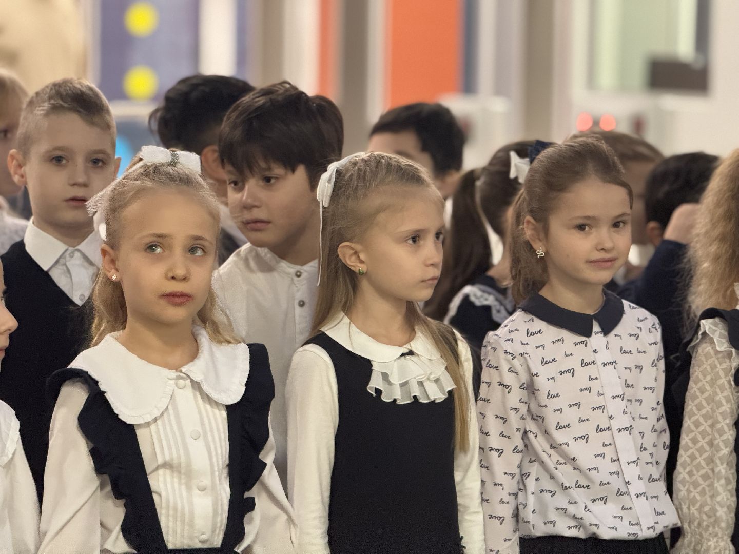 новая школа на 1100 мест,СОШ 11, жк эко видное, Глава муниципалитета, Новую школу открыли,Торжественная линейка,