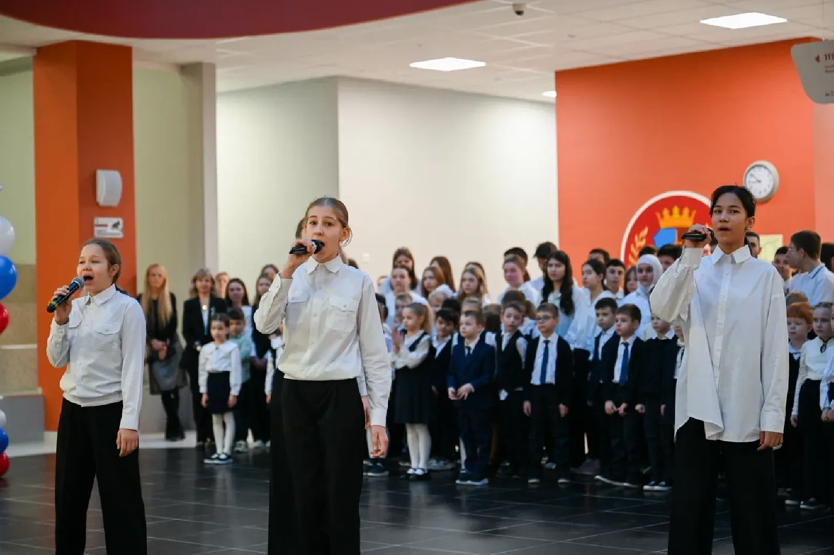 новая школа на 1100 мест,СОШ 11, жк эко видное, Глава муниципалитета, Новую школу открыли,Торжественная линейка,