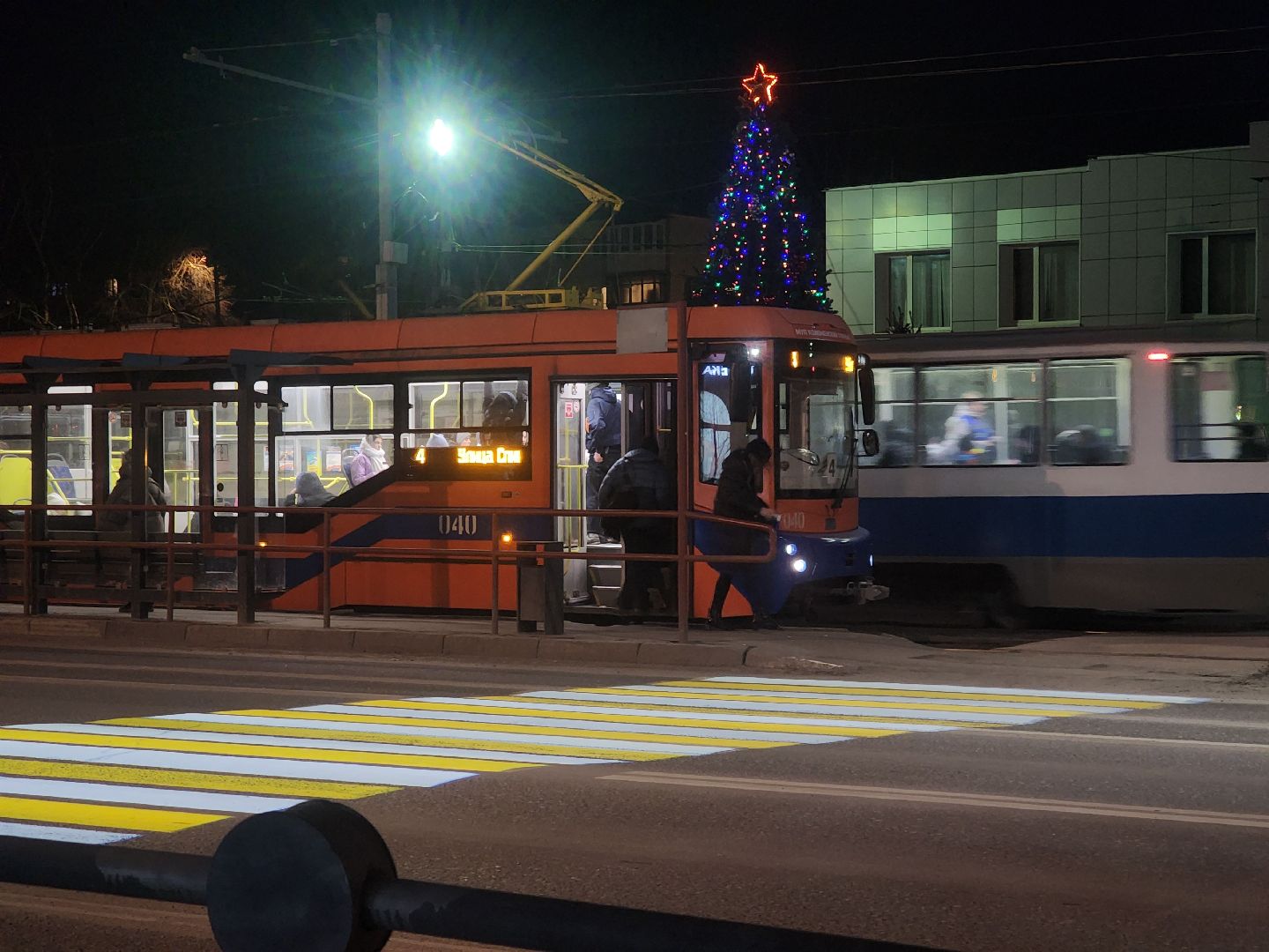 Коломна, дороги, проекционный пешеходный переход,