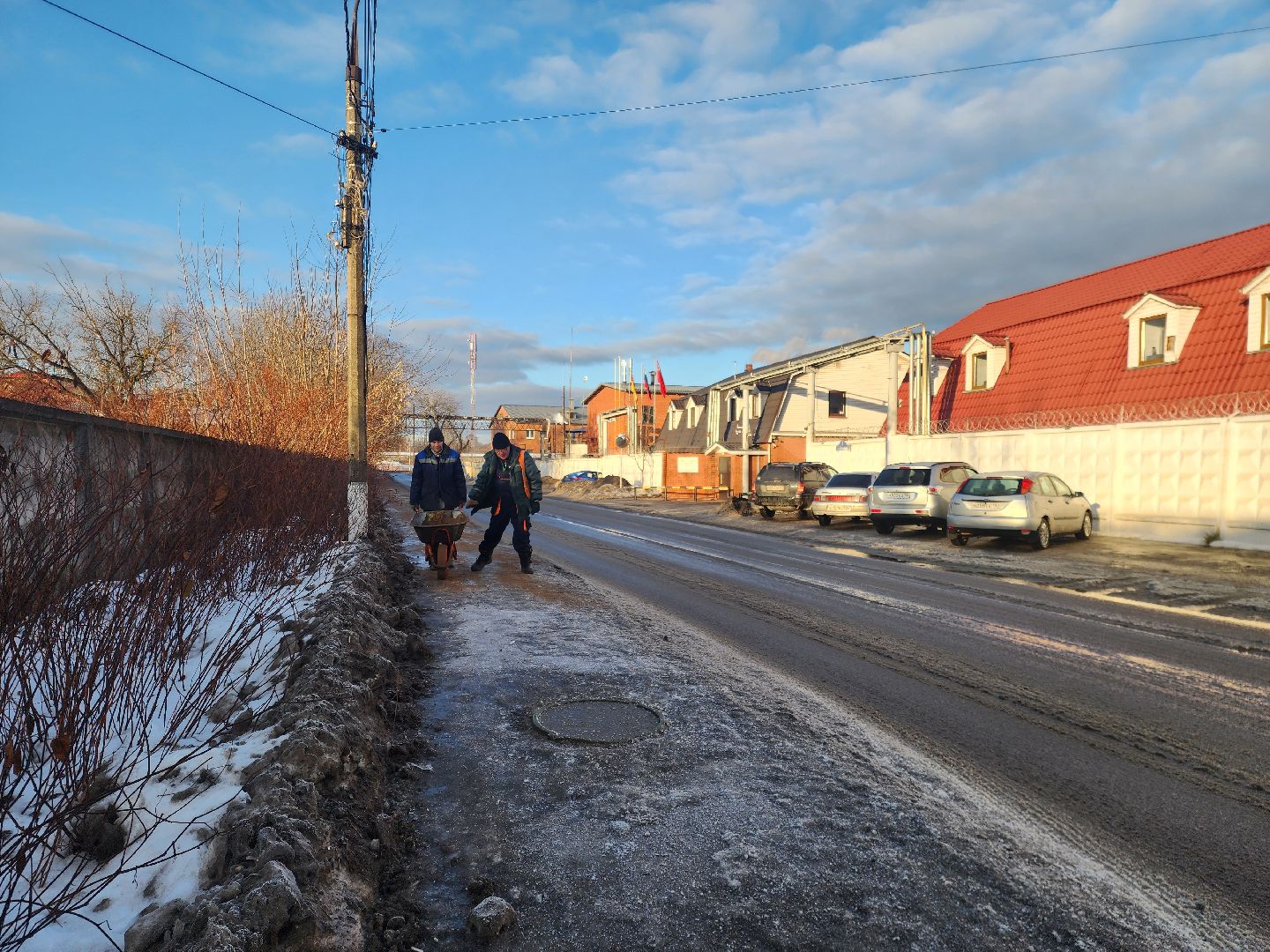 ногинск, жители, общество, жкх, обработка от льда, коммунальная служба, вертикалки,