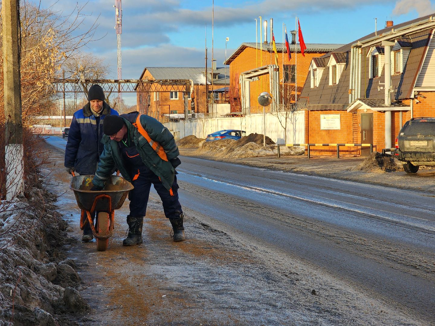 ногинск, жители, общество, жкх, обработка от льда, коммунальная служба, вертикалки,