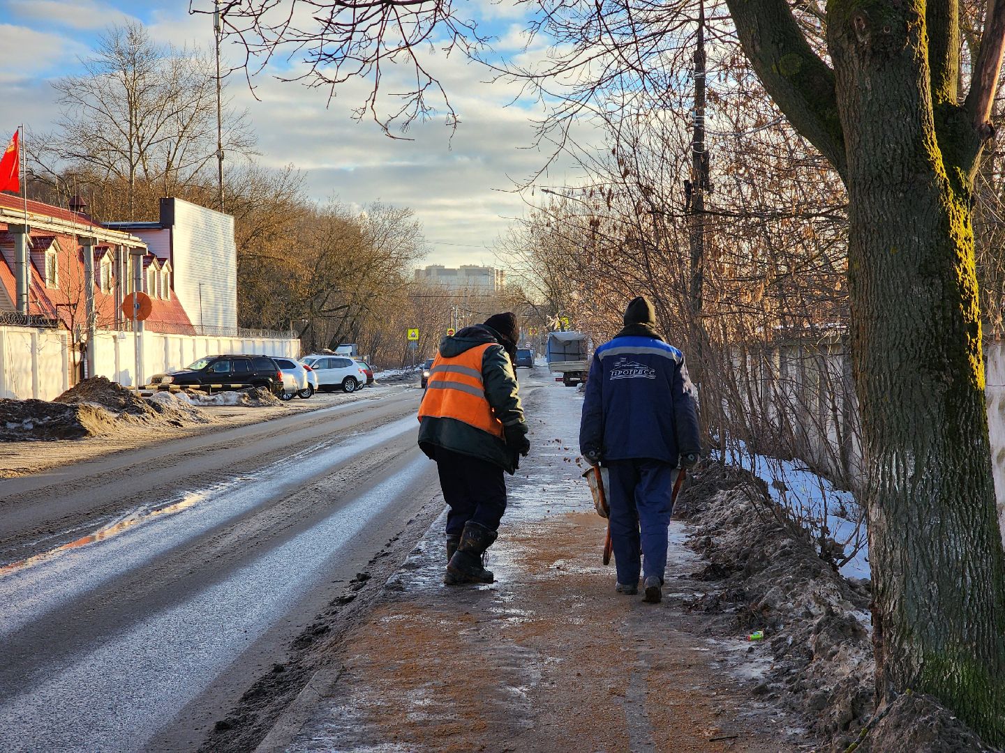 ногинск, жители, общество, жкх, обработка от льда, коммунальная служба, вертикалки,