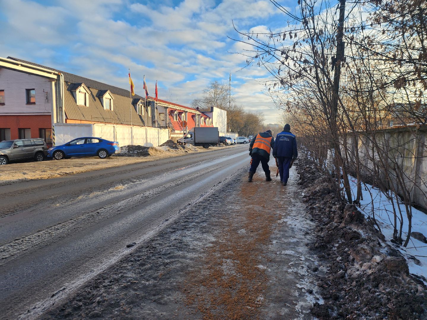 ногинск, жители, общество, жкх, обработка от льда, коммунальная служба, вертикалки,