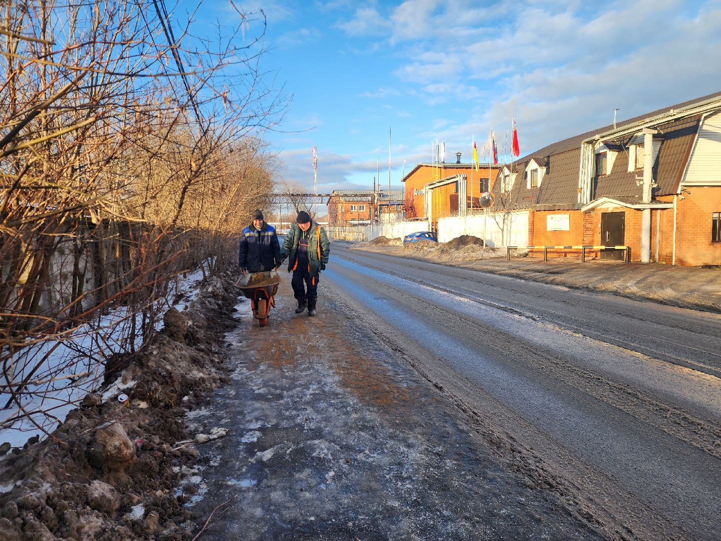 ногинск, жители, общество, жкх, обработка от льда, коммунальная служба, вертикалки,