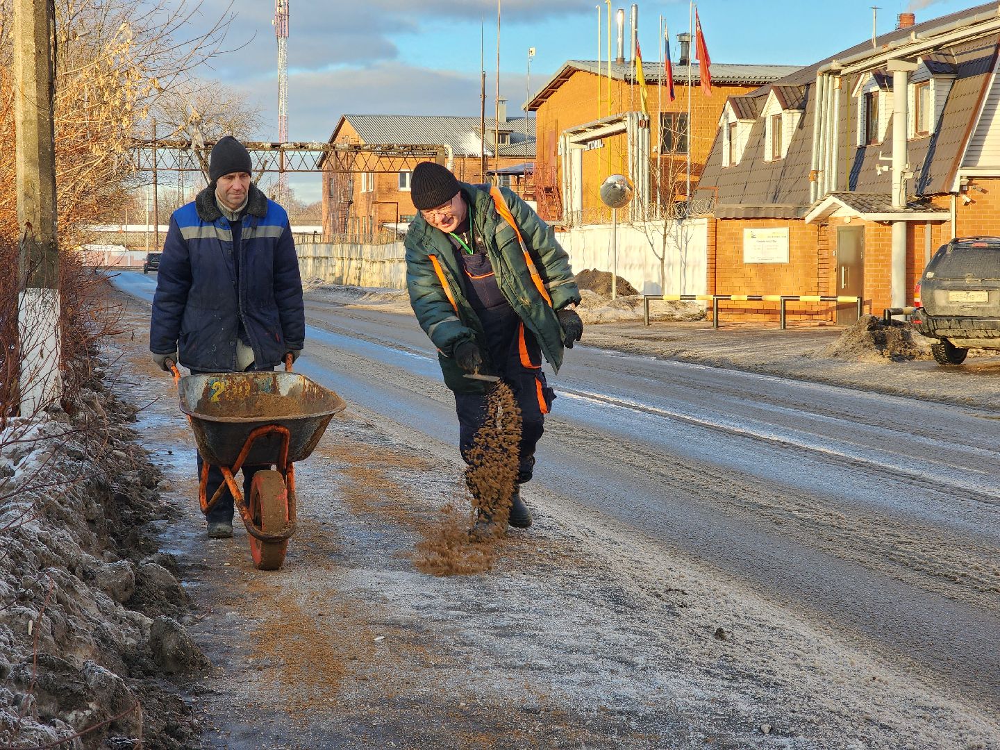 ногинск, жители, общество, жкх, обработка от льда, коммунальная служба, вертикалки,