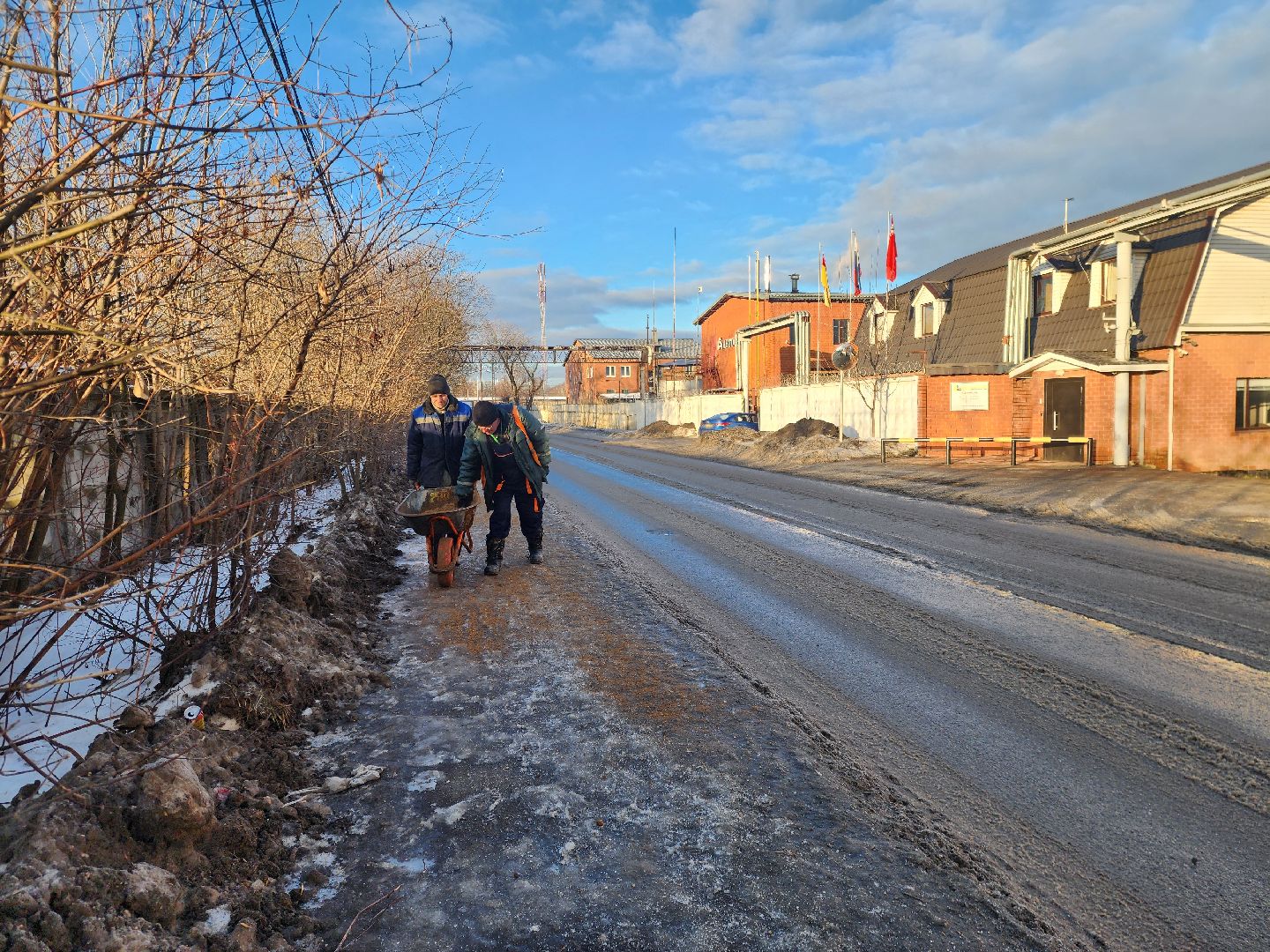 ногинск, жители, общество, жкх, обработка от льда, коммунальная служба, вертикалки,