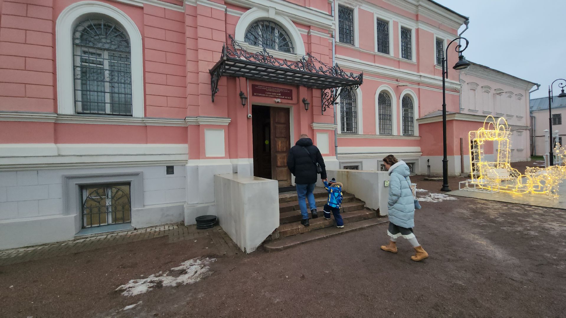 серпухов, Серпуховский историко-художественный музей, новогодняя елка, сво, цветы для снегурочки, вертикалки,