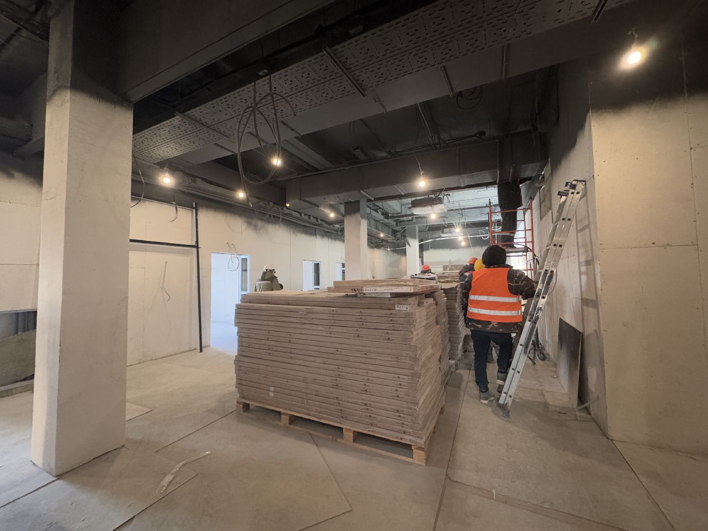 Строительство нового центра в Ромашково, вертикалки, одинцовская областная больница, Одинцово,