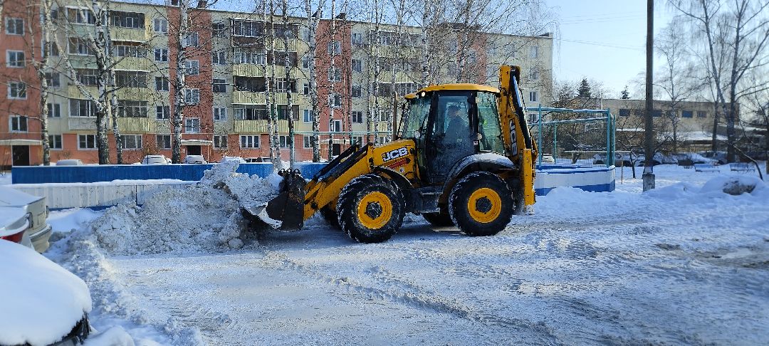 Бронницы, снег, уборка