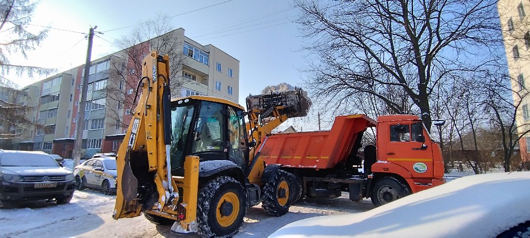 Бронницы, снег, уборка