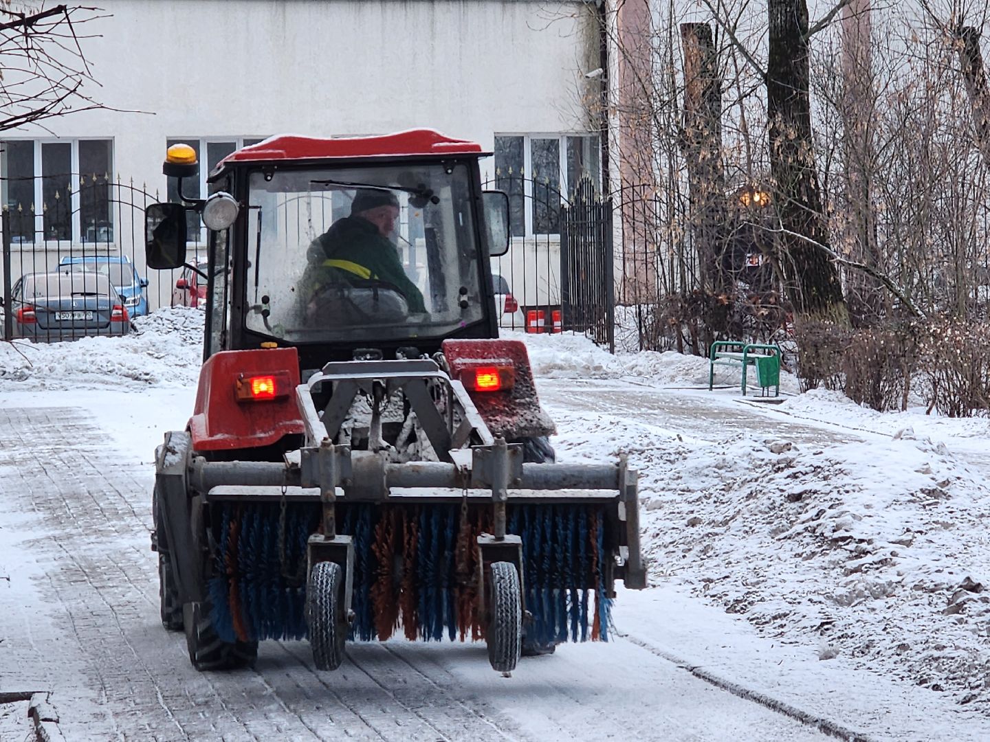 вертикалки, королёв, уборка улиц,
