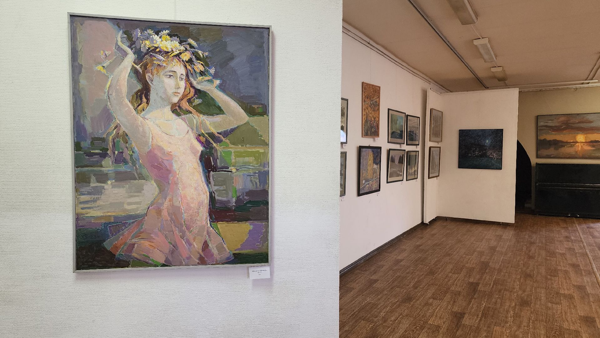 выставка художников, Союз художников России, Ногинский дом художника, Богтродский городкой округ, вертикалки