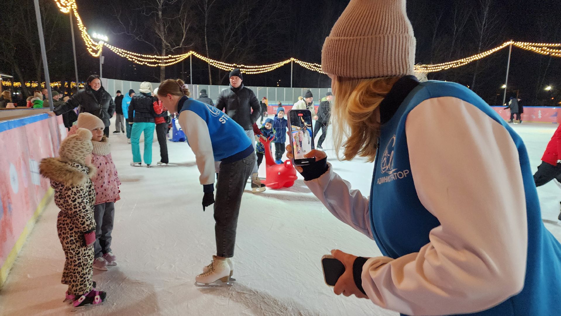 ступино, студия танцев на льду ступино, зима в подмосковье, парки подмосковья, парк ступино,
