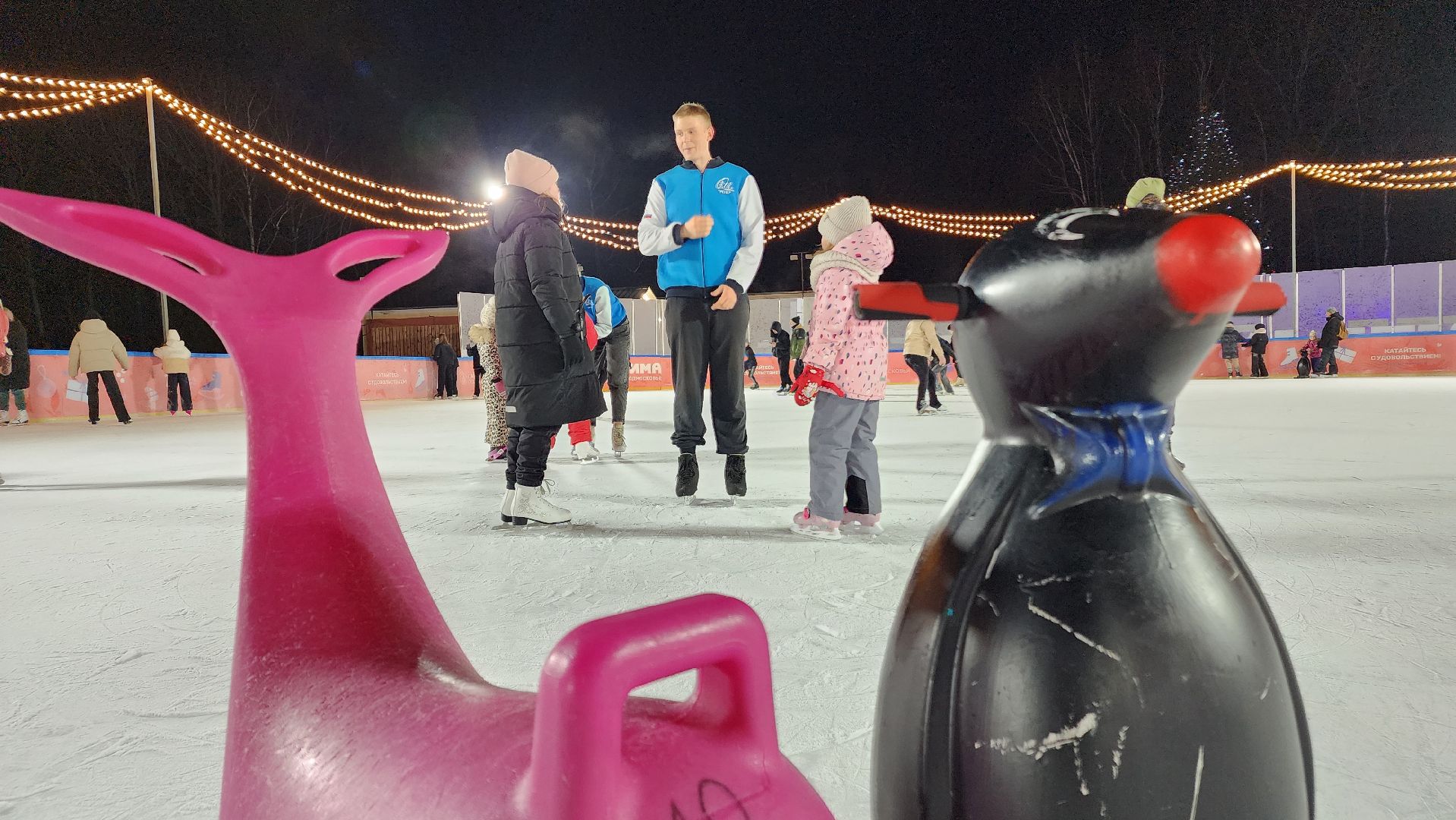 ступино, студия танцев на льду ступино, зима в подмосковье, парки подмосковья, парк ступино,