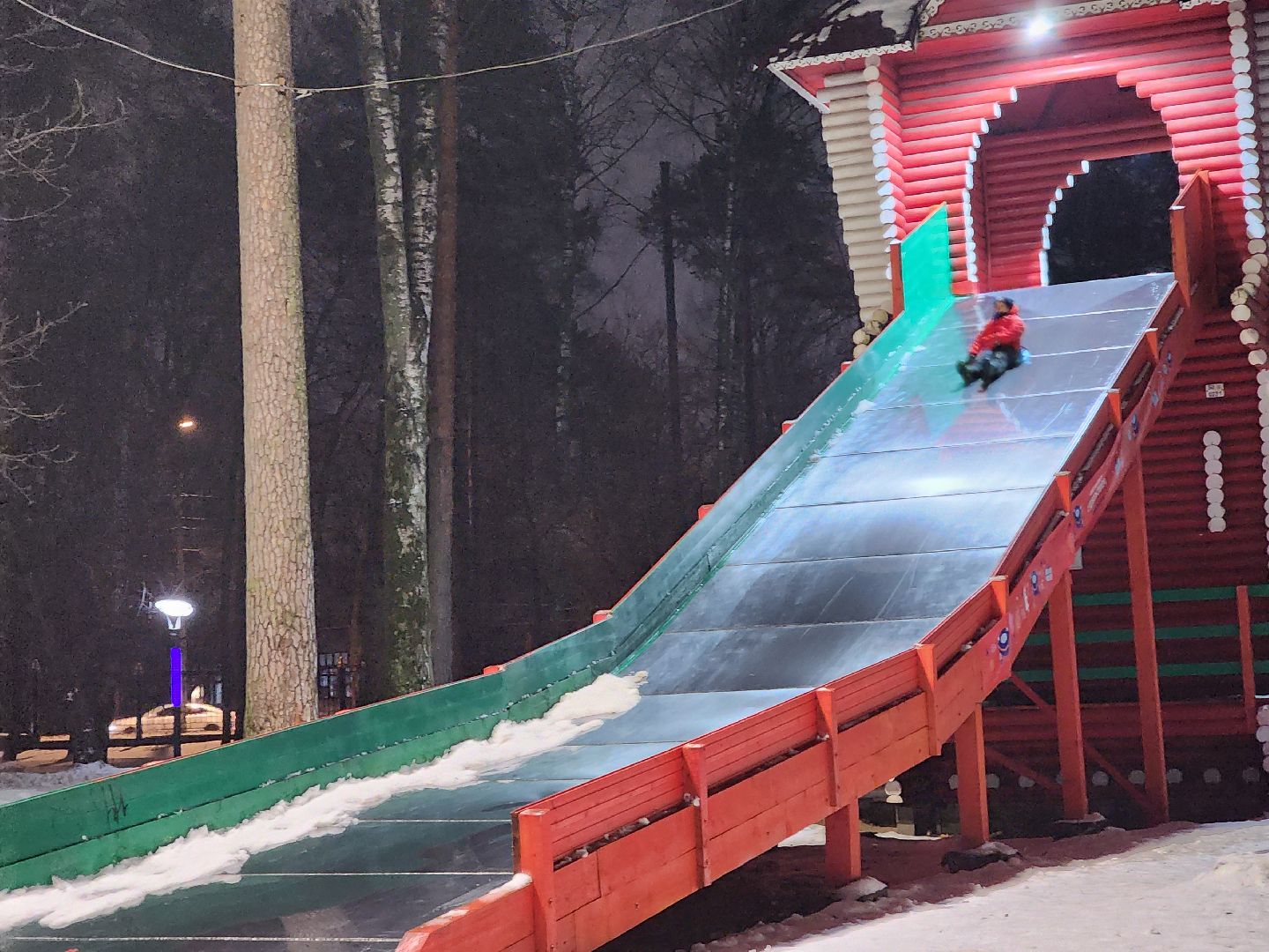 жители, общество, ногинск, центральный парк, зимние активности, горка, горка для тюбинга, вертикалки,