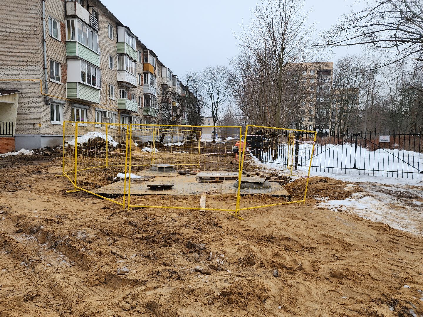 Черноголовка, Теплотрасса, ремонт теплосетей,