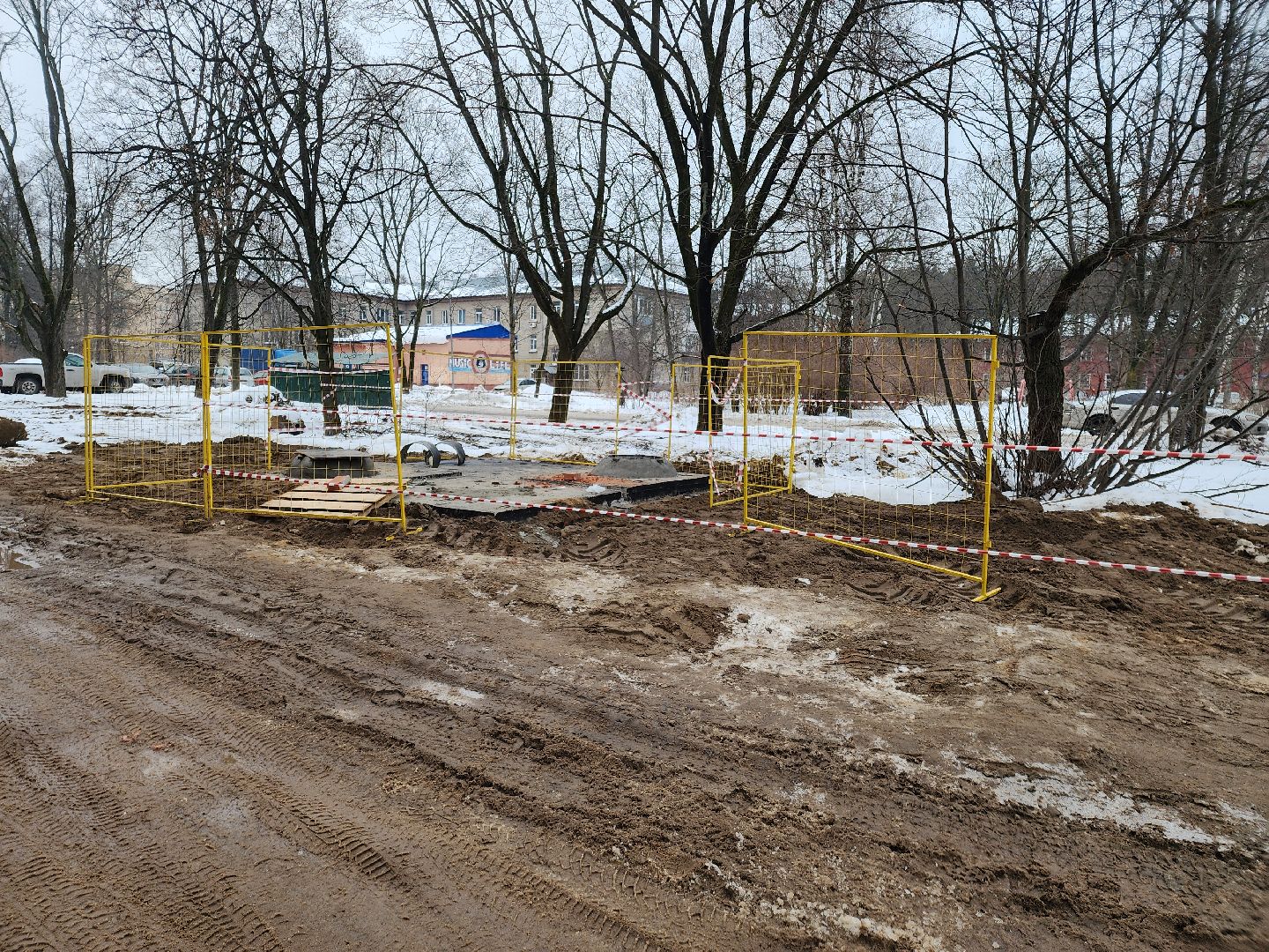 Черноголовка, Теплотрасса, ремонт теплосетей,