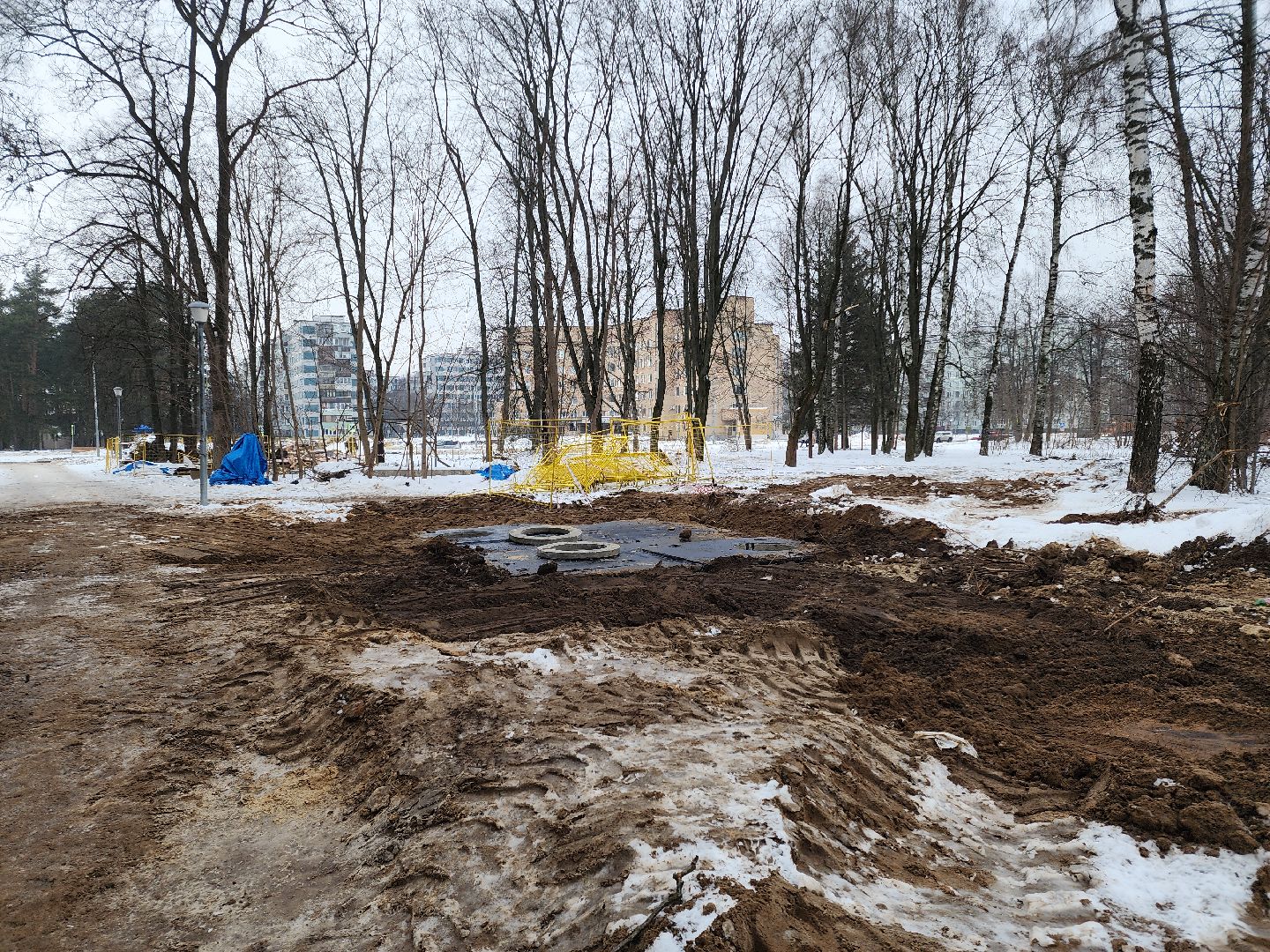 Черноголовка, Теплотрасса, ремонт теплосетей,