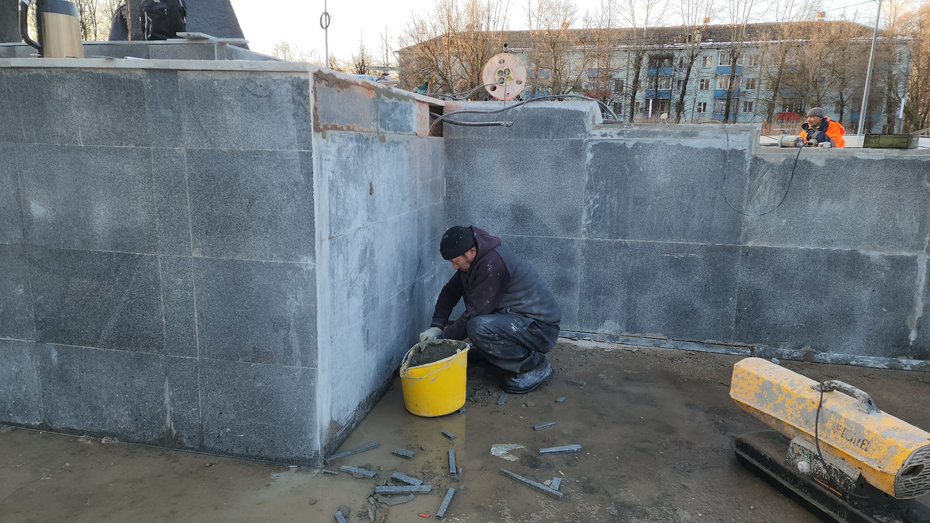 Мемориал, Лобня, Парк, реконструкция, вертикалки,