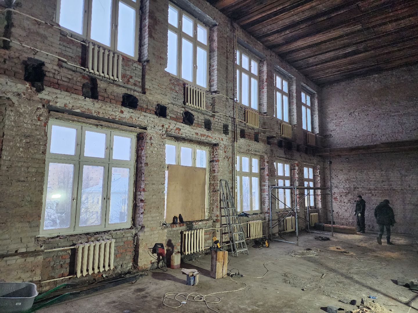 серпухов, школа 1, улица советская, старые балки, капитальный ремонт, Школа Современного Образования,