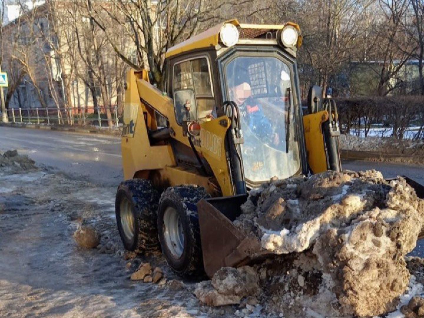 Черноголовка, Очистка дорог, Гололед,