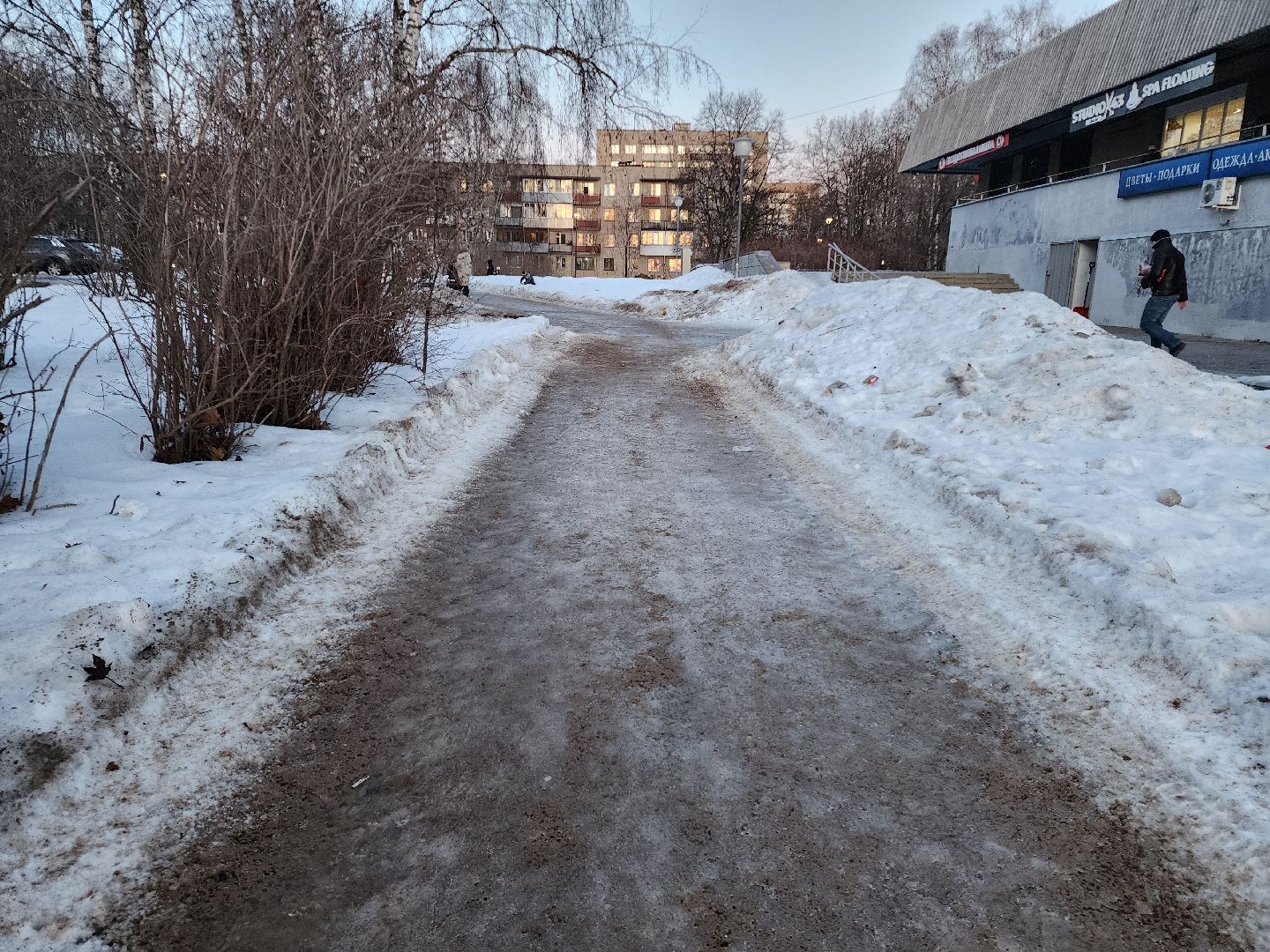 Черноголовка, Очистка дорог, Гололед,