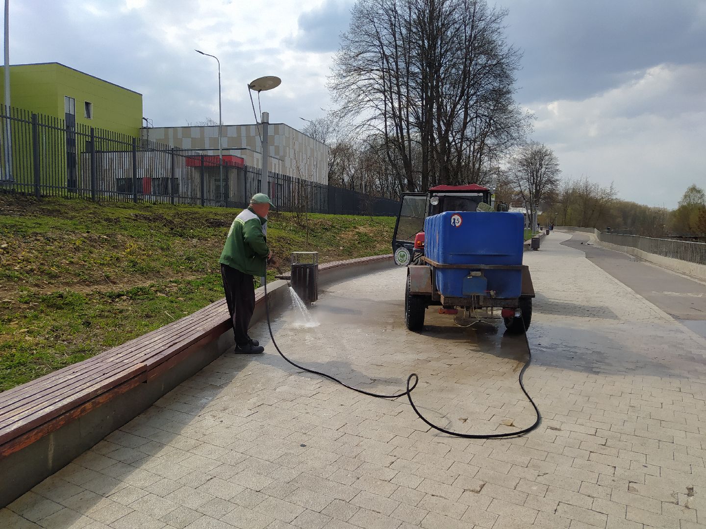 Благоустройство, парк, дороги, велодорожка