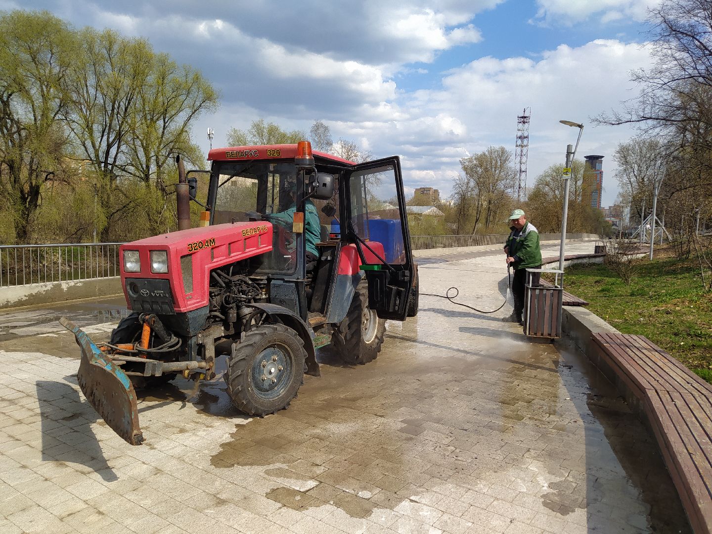 Благоустройство, парк, дороги, велодорожка